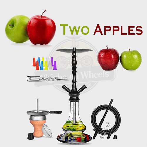 Two Apples shisha delivery Dubai, smoke-ready hookah by Shisha On Wheels