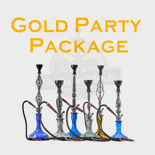 Gold Party Package: shisha catering Dubai, Shisha On Wheels