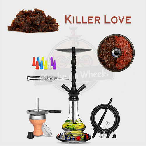 Killer Love shisha delivery Dubai, smoke-ready hookah by Shisha On Wheels
