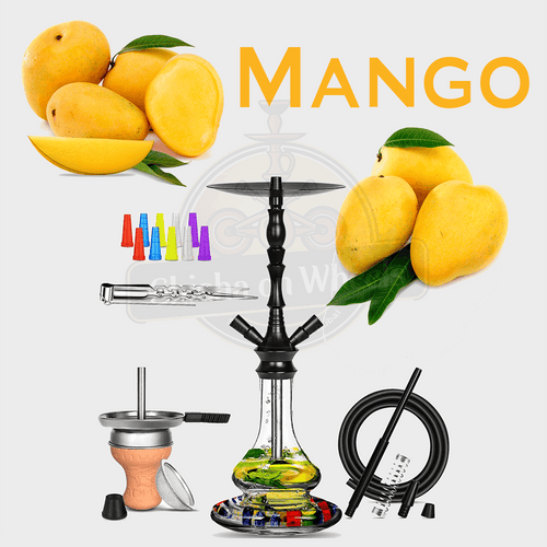 Mango shisha delivery Dubai, smoke-ready hookah by Shisha On Wheels