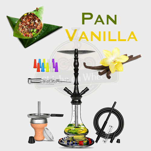 Pan Vanilla shisha delivery Dubai, smoke-ready hookah by Shisha On Wheels