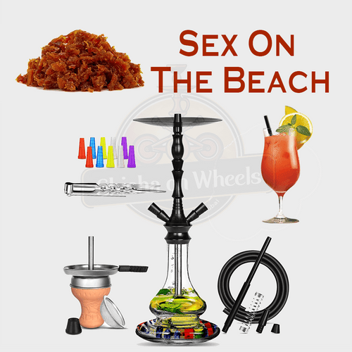 Sex On The Beach shisha delivery Dubai, smoke-ready hookah by Shisha On Wheels