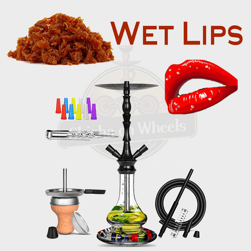 Wet Lips shisha delivery Dubai, smoke-ready hookah by Shisha On Wheels